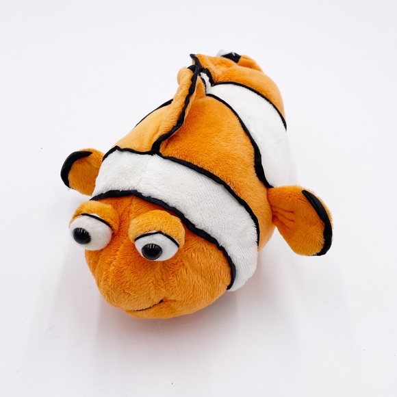 Ganz Webkinz HM219 Clown Fish Orange & White Fish Plus Stuffed Animal No Code - Picture 2 of 11
